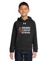Curly Under Armour Youth Rival Fleece Hooded Sweatshirt SES25