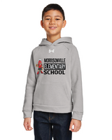 Curly Under Armour Youth Rival Fleece Hooded Sweatshirt MELS25