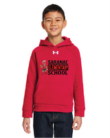 Curly Under Armour Youth Rival Fleece Hooded Sweatshirt SES25
