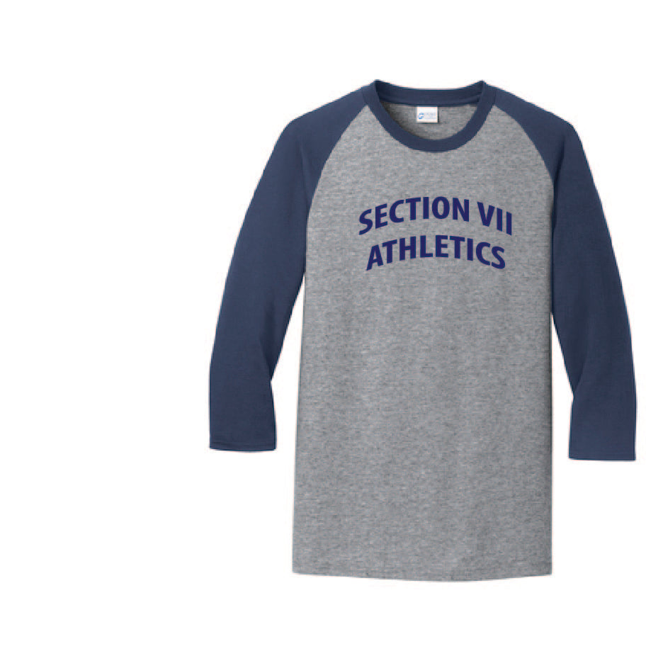 Port & Company® Core Blend 3/4-Sleeve Raglan Tee VII Promo