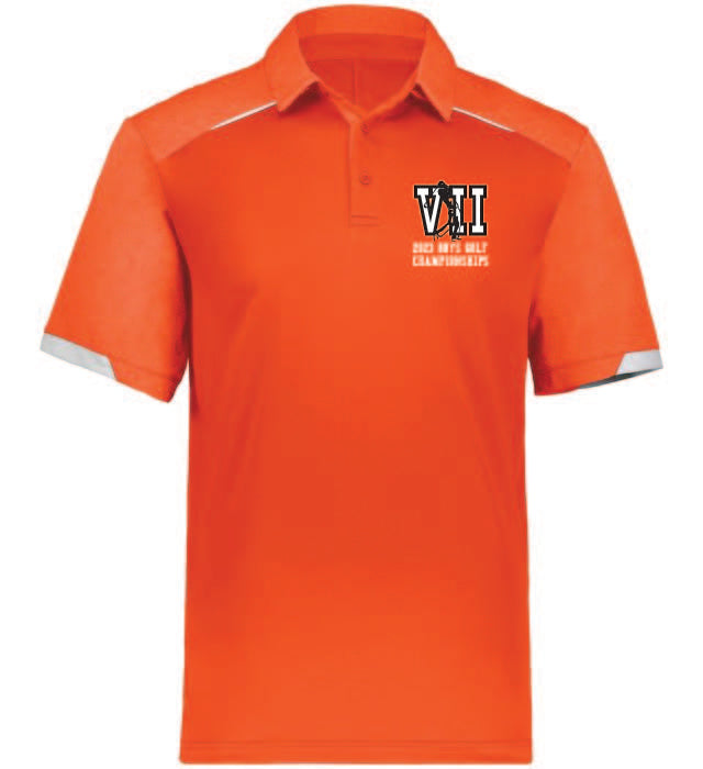 Section VII Golf BOYS Championships Polo Spring23 School Colors Availabale