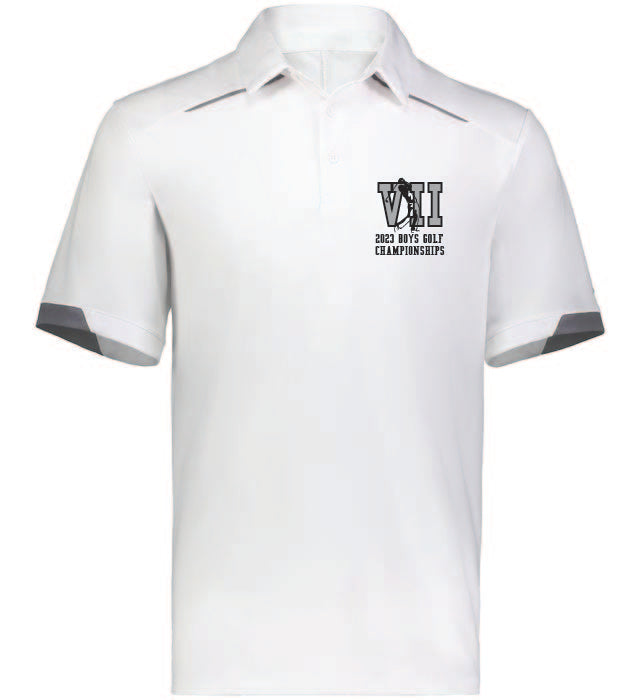 Section VII Golf BOYS Championships Polo Spring23 School Colors Availabale