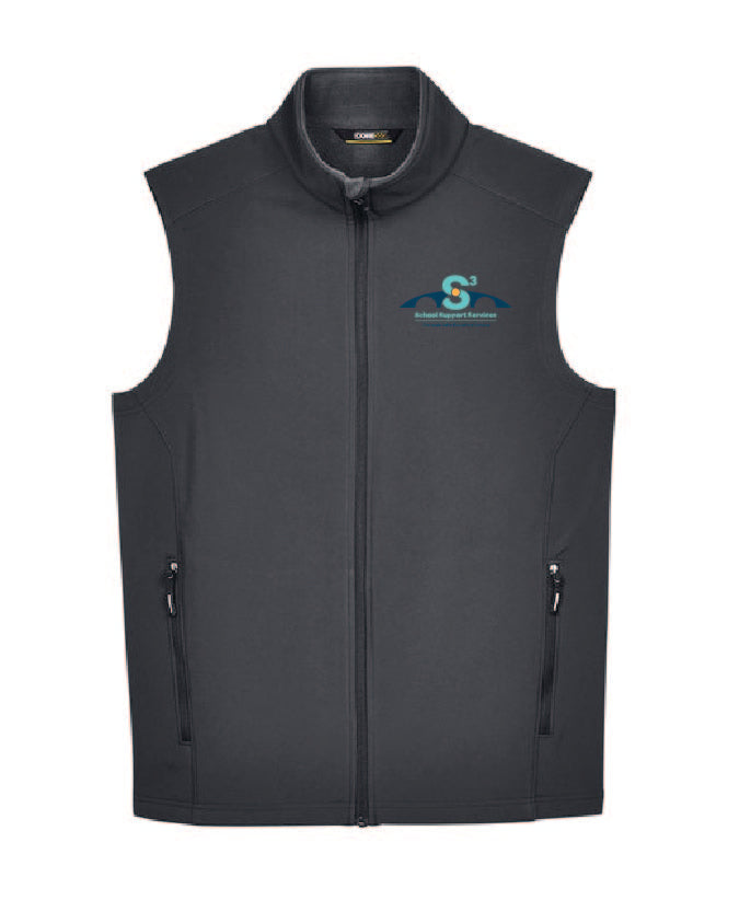 CVES CORE365 Men's Cruise Two-Layer Fleece Bonded Soft Shell Vest