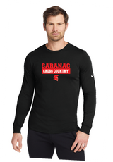 Cross Check Nike Dri-FIT Cotton/Poly Long Sleeve Tee Saranac XC
