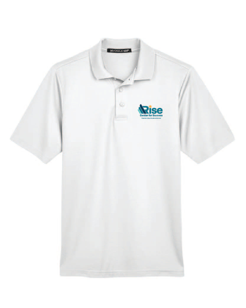 CVES Devon & Jones CrownLux Performance™ Men's Plaited Polo