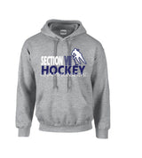 GIRLS HOCKEY CHAMPIONSHIPS Gildan Adult Heavy Blend™ 8 oz., 50/50 Hooded Sweatshirt Winter 24 HKY25