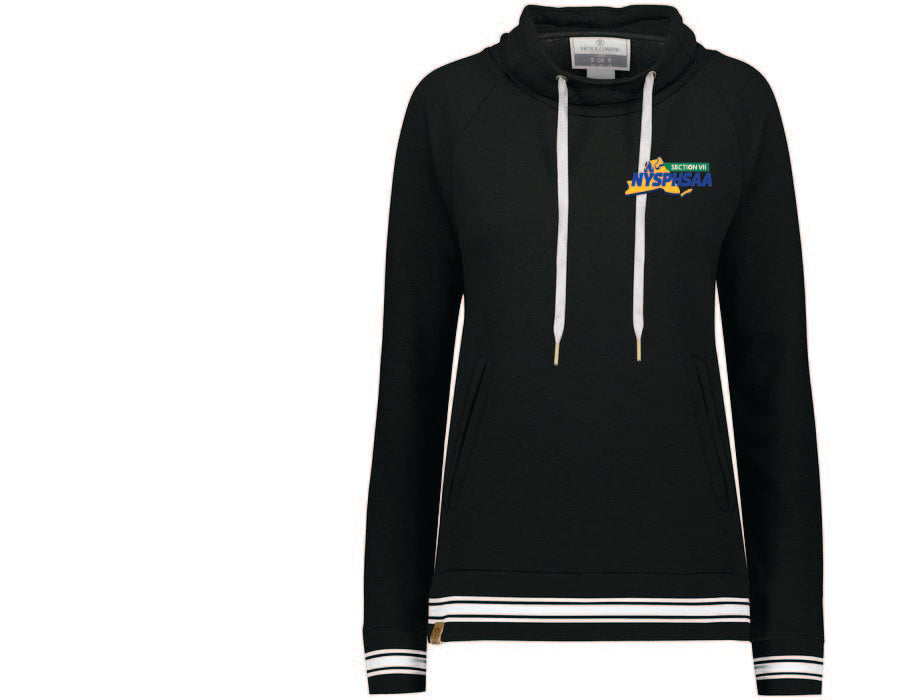 LADIES IVY LEAGUE FUNNEL NECK PULLOVER VII Promo