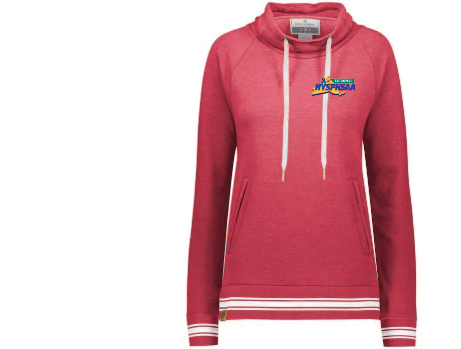 LADIES IVY LEAGUE FUNNEL NECK PULLOVER VII Promo