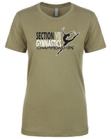Next Level Apparel Ladies' T-Shirt Gymnastics Championships Shirt - Gymnastics
