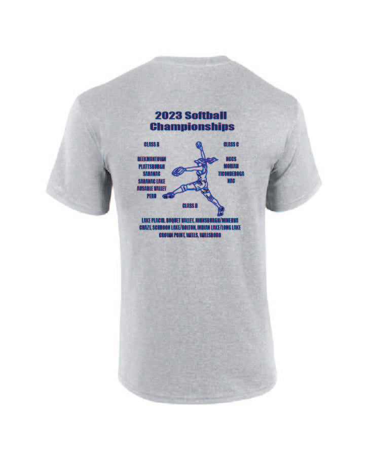 Section VII Softball Championships Shirt Spring23 School Colors Available