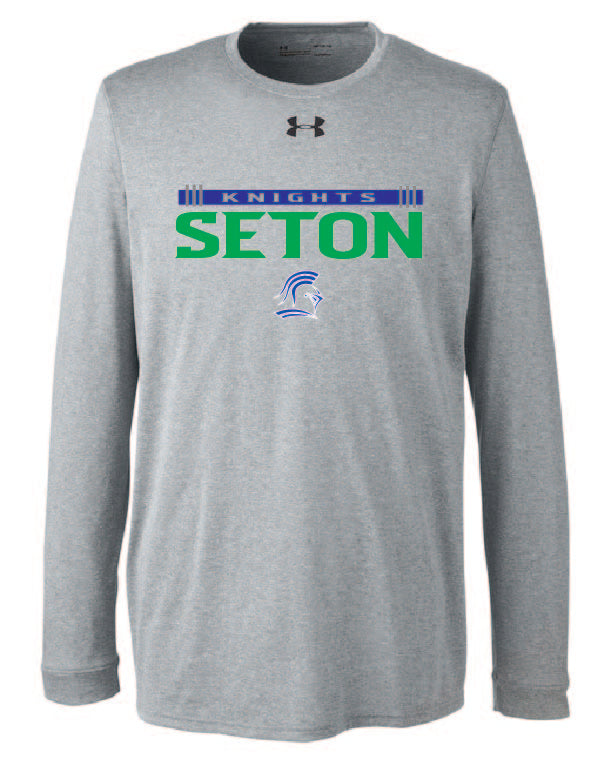 Seton Under Armour Men's Long-Sleeve Locker Tee 2.0