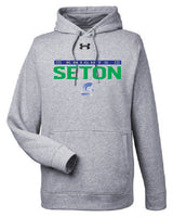 Pasta Under Under Armour Men's Hustle Pullover Hooded Sweatshirt SETON