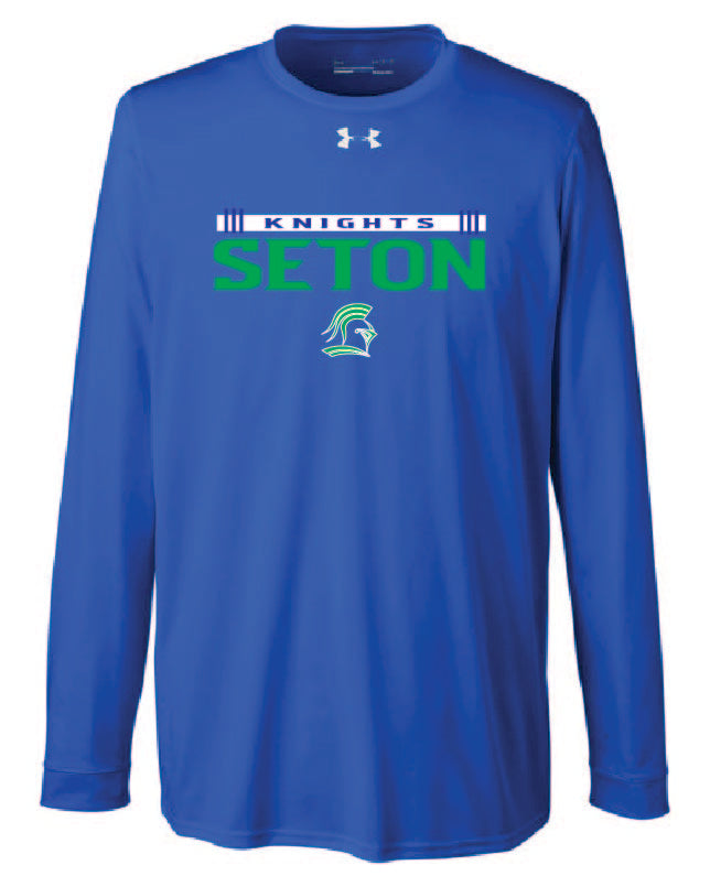 Seton Under Armour Men's Long-Sleeve Locker Tee 2.0
