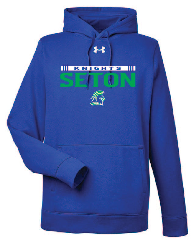 Seton Under Under Armour Men's Hustle Pullover Hooded Sweatshirt