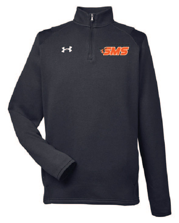 Hornets Under Armour Men's Hustle Quarter-Zip Pullover