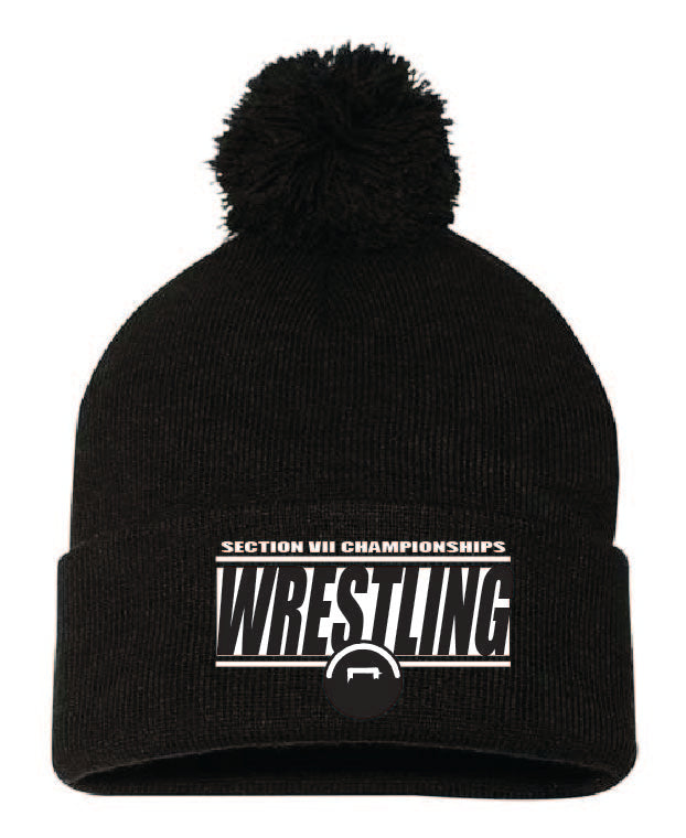 Section VII Wrestling Pom Pom Beanie Winter 23