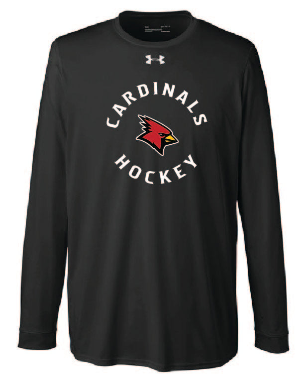 Cardinals Circle Under Armour Men's Long-Sleeve Locker Tee 2.0