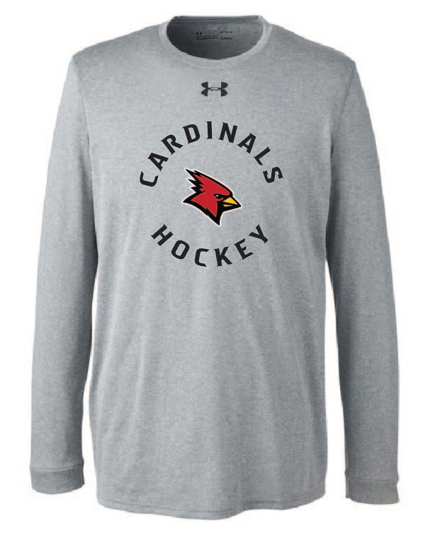 Cardinals Circle Under Armour Men's Long-Sleeve Locker Tee 2.0