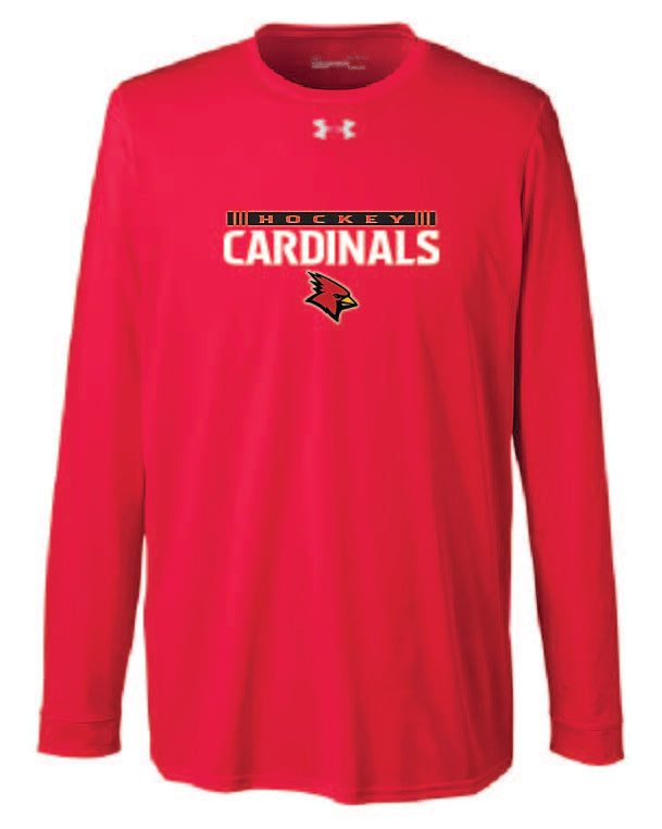 Cardinals Under Armour Men's Long-Sleeve Locker Tee 2.0