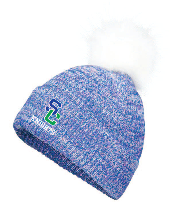 Seton Catholic Faux Fur Pom Beanie