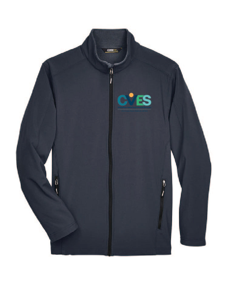 CVES CORE365 Men's Cruise Two-Layer Fleece Bonded Soft Shell Jacket
