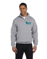 CVES Jerzees Adult NuBlend® Quarter-Zip Cadet Collar Sweatshirt Rise