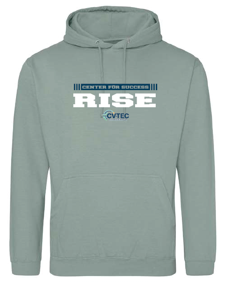 Pasta RISE AWDis Unisex College Hooded Sweatshirt CVES25