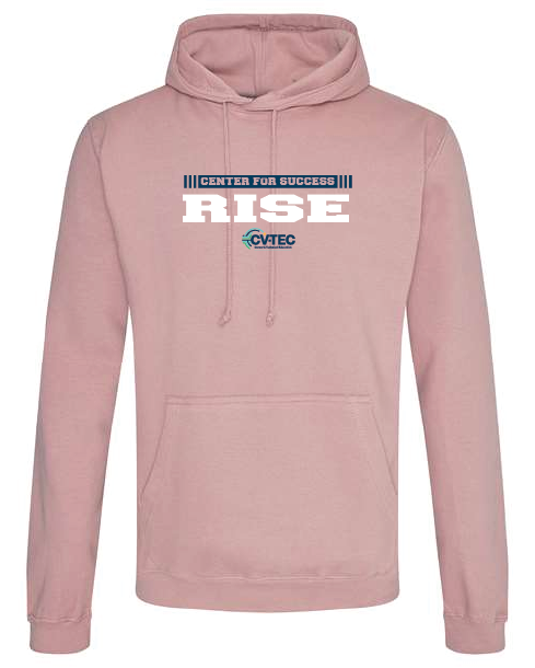 Pasta RISE AWDis Unisex College Hooded Sweatshirt CVES25