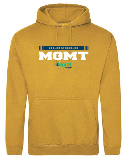 Pasta MGMT AWDis Unisex College Hooded Sweatshirt CVES25
