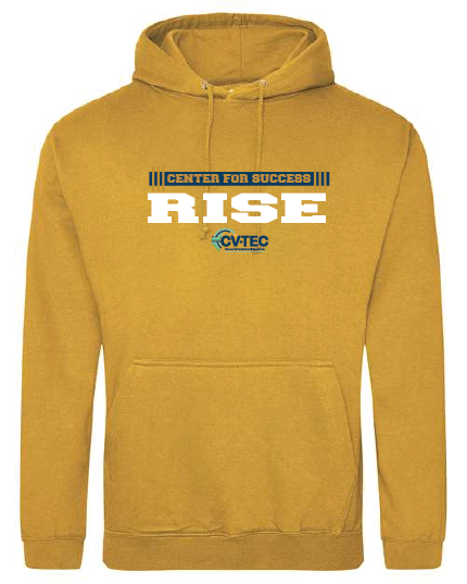 Pasta RISE AWDis Unisex College Hooded Sweatshirt CVES25