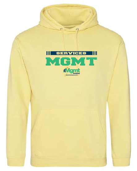 Pasta MGMT AWDis Unisex College Hooded Sweatshirt CVES25