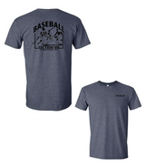 Abbott Port Gildan Unisex Softstyle® T-Shirt Heather Baseball26