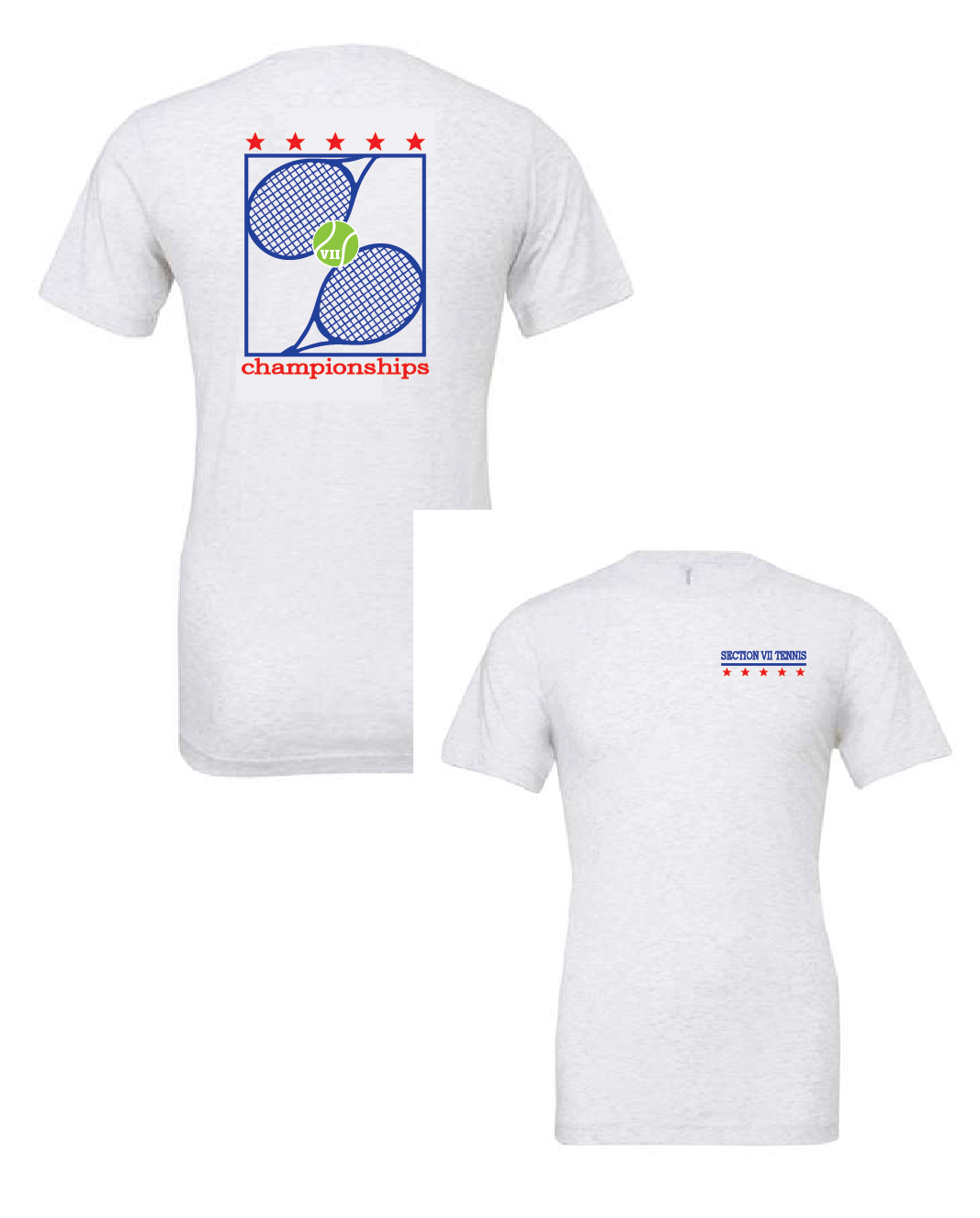 Agassi Bella + Canvas Jersey Tee Tennis26