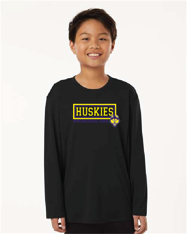 Boxed AllPro Youth Pro-Lock Performance Long Sleeve T-Shirt NCSHFall25