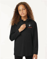 Mascot AllPro Youth Pro-Lock Performance Quarter-Zip Pullover Red