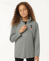 Mascot AllPro Youth Pro-Lock Performance Quarter-Zip Pullover Red