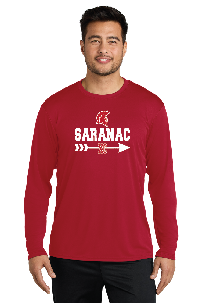 Arrow Port & Co™ Long Sleeve Performance Tee Saranac XC