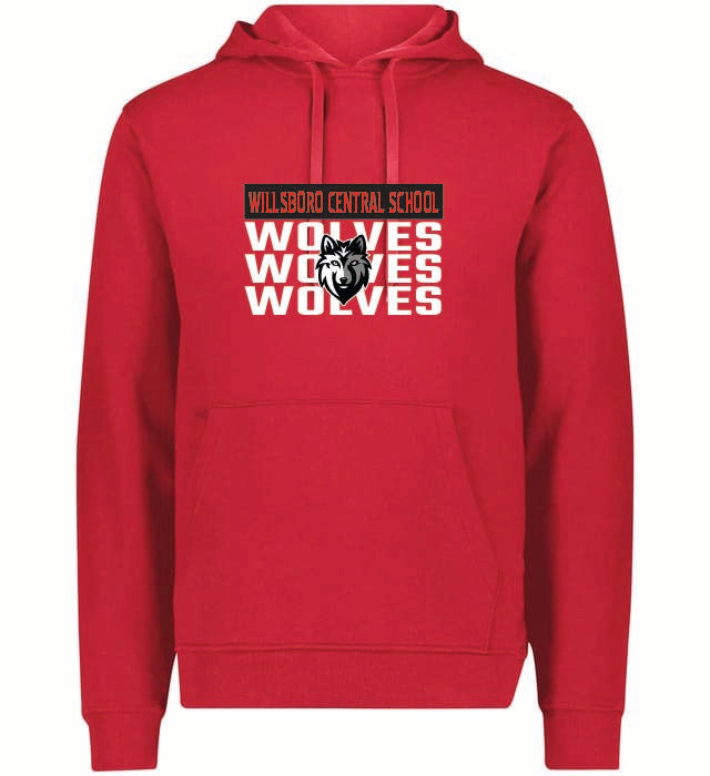 3Peat Augusta Sportswear 60/40 Fleece Hoodie Wills25