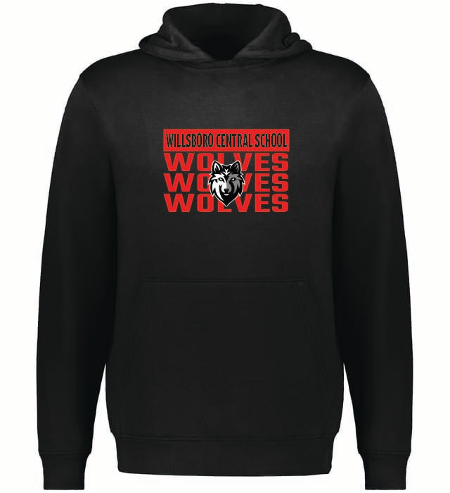 3Peat Augusta Sportswear Youth 60-40 Fleece Hoodie Wills25