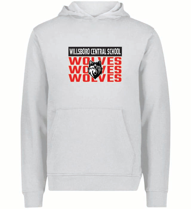 3Peat Augusta Sportswear Youth 60-40 Fleece Hoodie Wills25