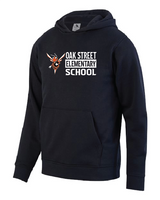 Curly Augusta Sportswear Youth 60.40 Fleece Hooded Sweatshirt Oak25