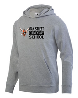 Curly Augusta Sportswear Youth 60.40 Fleece Hooded Sweatshirt Oak25
