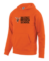 Curly Augusta Sportswear Youth 60.40 Fleece Hooded Sweatshirt Oak25