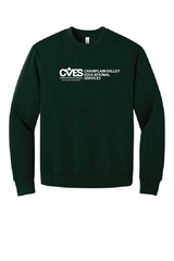 Sidemark BELLA+CANVAS® Unisex 10-Ounce Heavyweight Crewneck Sweatshirt CVES25