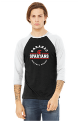 Reign BELLA+CANVAS® Unisex 3-4-Sleeve Baseball Tee 6fund25