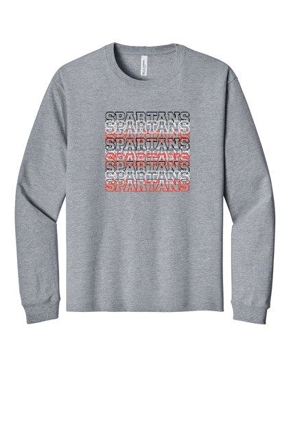 Shadow BELLA+CANVAS® Unisex 7.5-Ounce Heavyweight Long Sleeve Tee 6fund 25