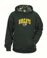 Center Warrior Badger Youth Digital Camo Colorblock Performance Fleece Hooded Sweatshirt NAC25