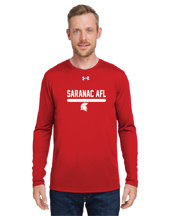 Bar Under Armour Men's Team Tech Long-Sleeve T-Shirt Saranac AFL