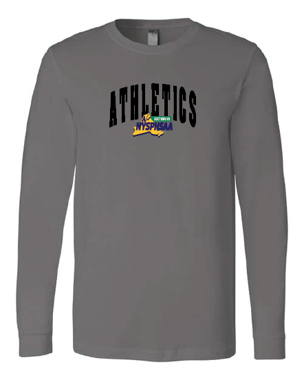 Arched Bella + Canvas Unisex Jersey Long Sleeve Tee VII Branded