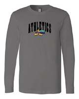 Arched Bella + Canvas Unisex Jersey Long Sleeve Tee VII Branded